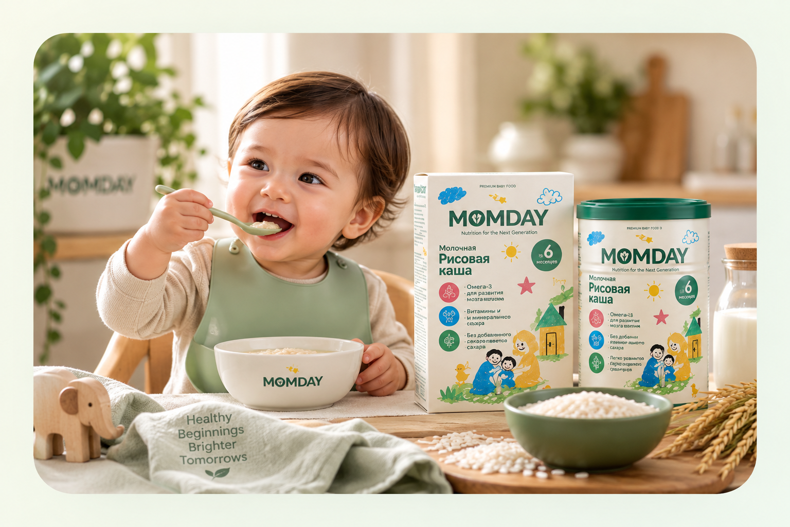 MOMDAY — забота о ребёнке и кормление ребёнка
